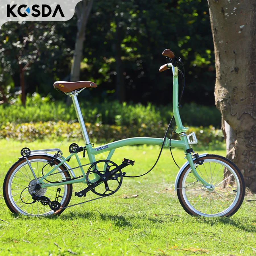 16 Inch External 8 Speed Chrome-molybdenum Steel Tri Fold Frame Dual C-Brake Portable 349 Wheel Small Foldable City Bicycle
16 Inch External 8 Speed Chrome-molybdenum Steel Tri Fold Frame Dual C-Brake Portable 349 Wheel Small Foldable City Bicycle