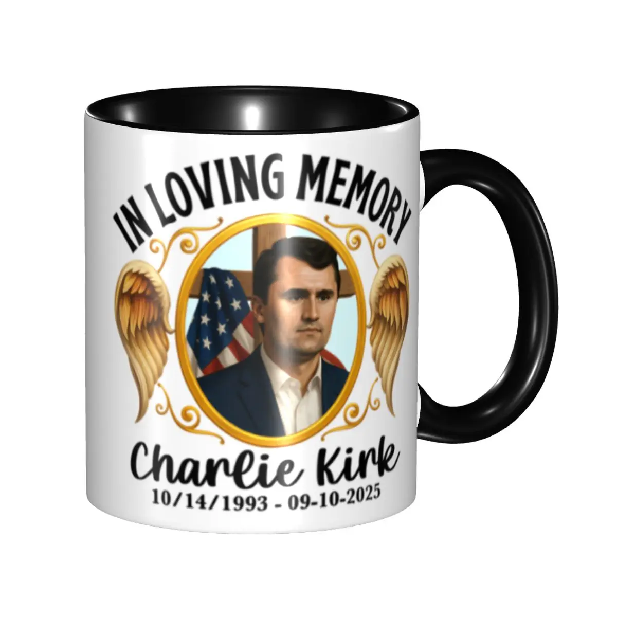 DIY Charlie Kirk In Memory Patriot Freedom Usa Ceramic Mugs Custom Coffee Cup Creative Present
DIY Charlie Kirk In Memory Patriot Freedom Usa Ceramic Mugs Custom Coffee Cup Creative Present