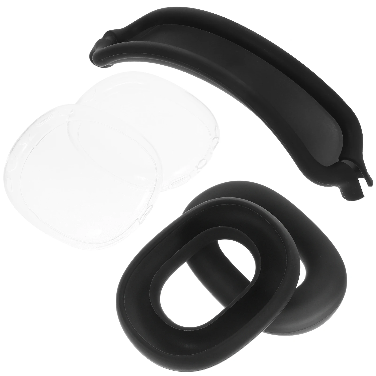 Three Piece Set Earphone Shell Cover Headband Beam Transparent Silicone PE Replacement Pads Accessories Long Term
Three Piece Set Earphone Shell Cover Headband Beam Transparent Silicone PE Replacement Pads Accessories Long Term