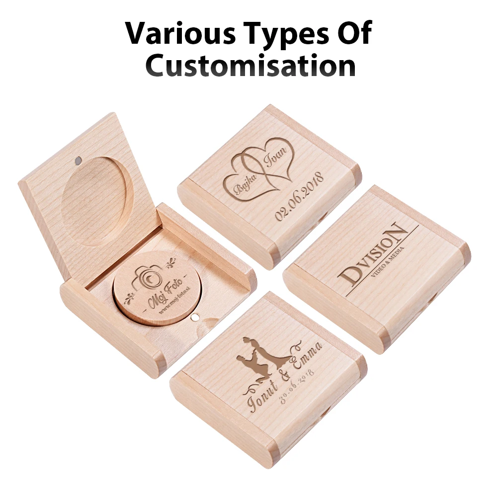 USB3.0 Round Wooden USB 3.0 Flash Drive Memory Stick Free Custom Logo Pen Drive Storage Device Pendrive Wood Box 128GB 64GB 32GB
USB3.0 Round Wooden USB 3.0 Flash Drive Memory Stick Free Custom Logo Pen Drive Storage Device Pendrive Wood Box 128GB 64GB 32GB