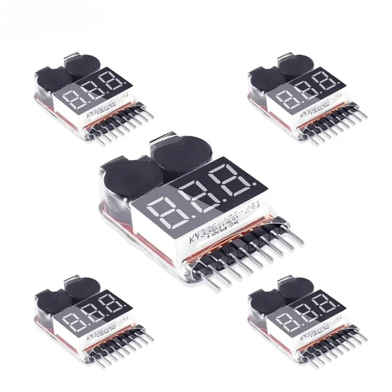 5pcs 1-8S LED Low Voltage Buzzer Alarm Lipo Voltage Indicator Checker Tester DIY Electronic Kit Buzzers
5pcs 1-8S LED Low Voltage Buzzer Alarm Lipo Voltage Indicator Checker Tester DIY Electronic Kit Buzzers