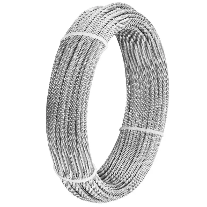 1/8 Inch Wire Rope Kit, 100 ft Length, 304 Stainless Steel Wire Cable with Cutter, 1600 lbs Breaking Strength, 7 x 7 Strands Construction, Steel Cable for Deck Railing System, Garden Trellis
1/8 Inch Wire Rope Kit, 100 ft Length, 304 Stainless Steel Wire Cable with Cutter, 1600 lbs Breaking Strength, 7 x 7 Strands Construction, Steel Cable for Deck Railing System, Garden Trellis