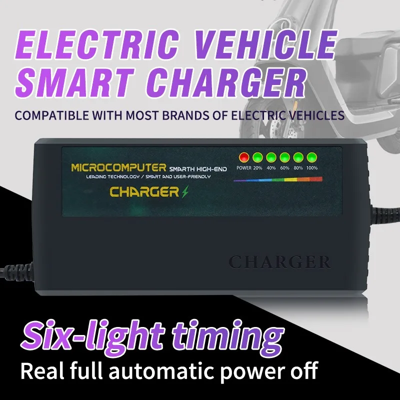 Intelligent pulse 48V, 60V, 72V, 80V, 96 automatic shutdown battery charger
Intelligent pulse 48V, 60V, 72V, 80V, 96 automatic shutdown battery charger