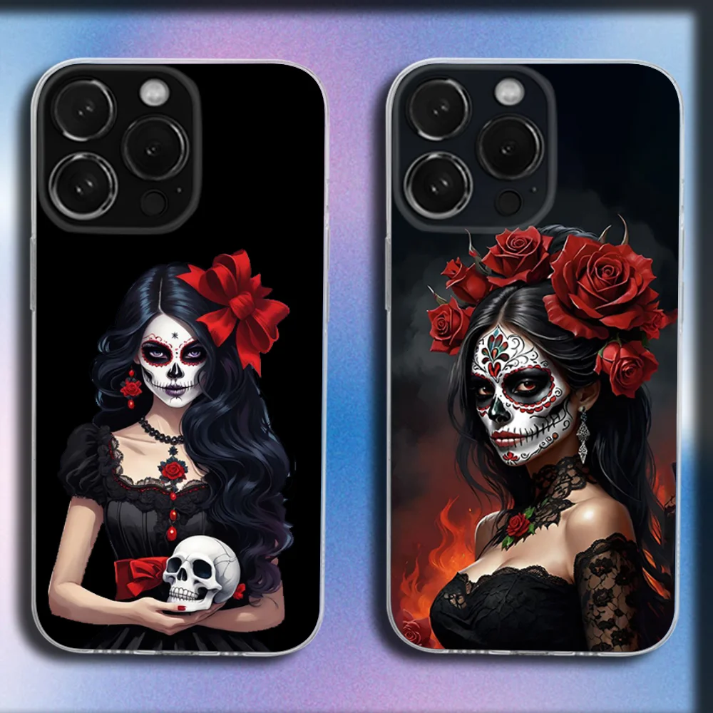 Mexican Catrina Skull Girl Phone Case For iPhone 16,15,14,13,12,11 Plus,Pro,Max,XR,XS,X,Plus,SE,Mini Transparent Soft Cover
Mexican Catrina Skull Girl Phone Case For iPhone 16,15,14,13,12,11 Plus,Pro,Max,XR,XS,X,Plus,SE,Mini Transparent Soft Cover