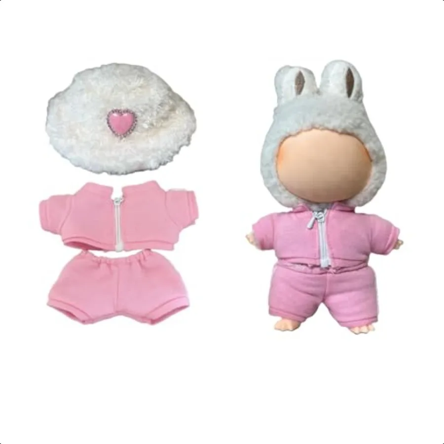 Clothes for LABUBU Outfits Sport Clothes Set for labubu Dolls Cute Doll Clothes Suitable for labubu Dolls Accories + White Plus
Clothes for LABUBU Outfits Sport Clothes Set for labubu Dolls Cute Doll Clothes Suitable for labubu Dolls Accories + White Plus