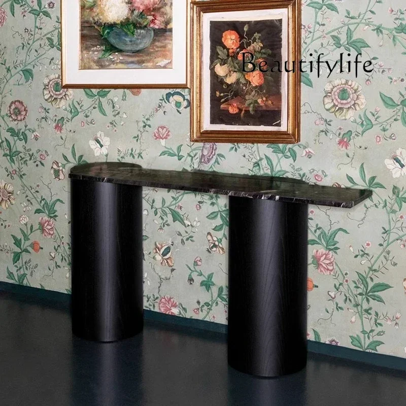 yj15 Medieval solid wood entrance table, household wall entrance table, creative marble decorative cabinet
yj15 Medieval solid wood entrance table, household wall entrance table, creative marble decorative cabinet