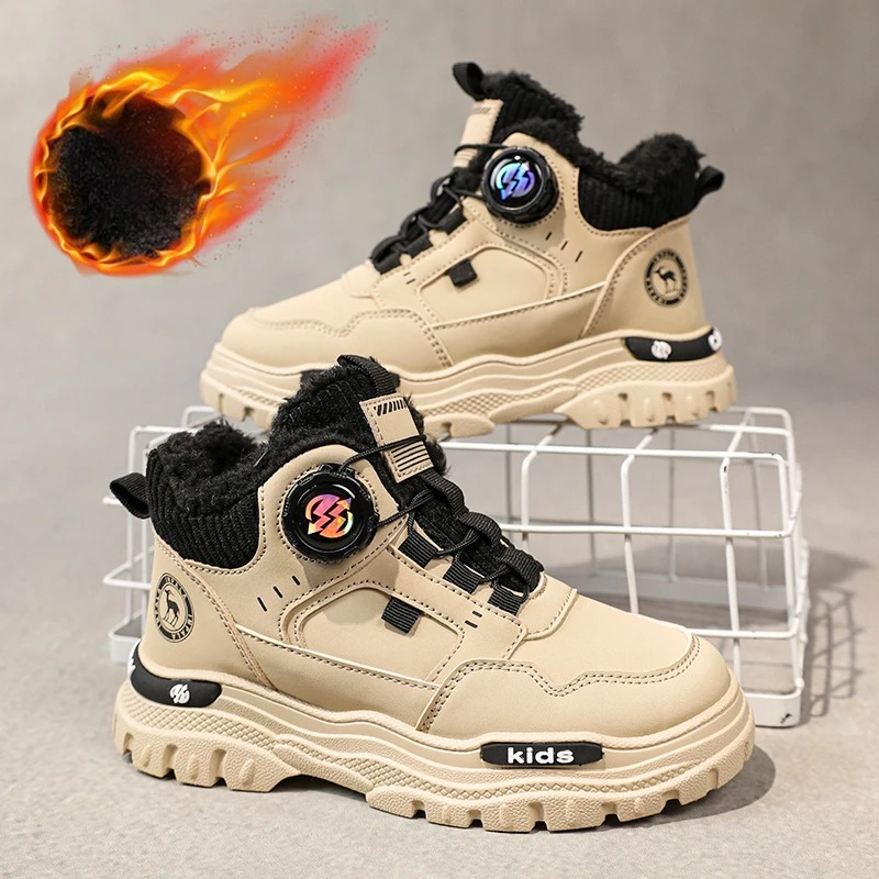 Новые плюшевые ботильоны для мальчиков, зимние теплые нескользящие модные детские повседневные туфли, уличные школьные детские хлопковые ботинки роскошного дизайна
Новые плюшевые ботильоны для мальчиков, зимние теплые нескользящие модные детские повседневные туфли, уличные школьные детские хлопковые ботинки роскошного дизайна