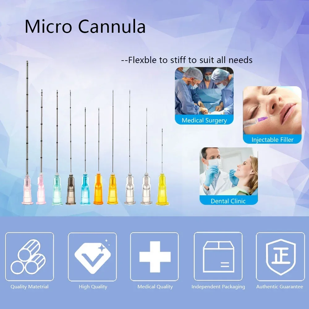 Korean disposable micro blunt tipped trocar 14g 90mm 18G 100mm 25G 27G 30G 25mm Blunt Fine Canula cosmetic micro trocar
Korean disposable micro blunt tipped trocar 14g 90mm 18G 100mm 25G 27G 30G 25mm Blunt Fine Canula cosmetic micro trocar