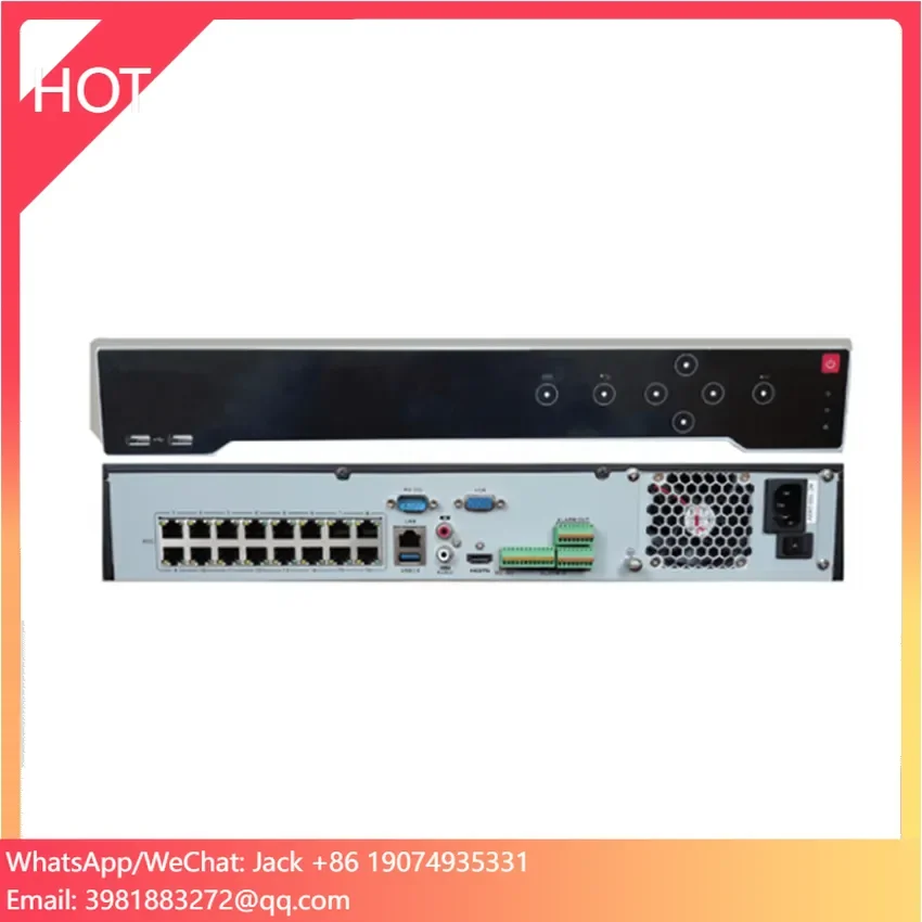 Фирменный HK DS-7732NI-I4/16P 32-канальный сетевой видеорегистратор 4K POE (5MP/6MP/8MP/12MP/4K) Сетевой видеорегистратор POE H.265+ 4 SATA IVMS4200
Фирменный HK DS-7732NI-I4/16P 32-канальный сетевой видеорегистратор 4K POE (5MP/6MP/8MP/12MP/4K) Сетевой видеорегистратор POE H.265+ 4 SATA IVMS4200