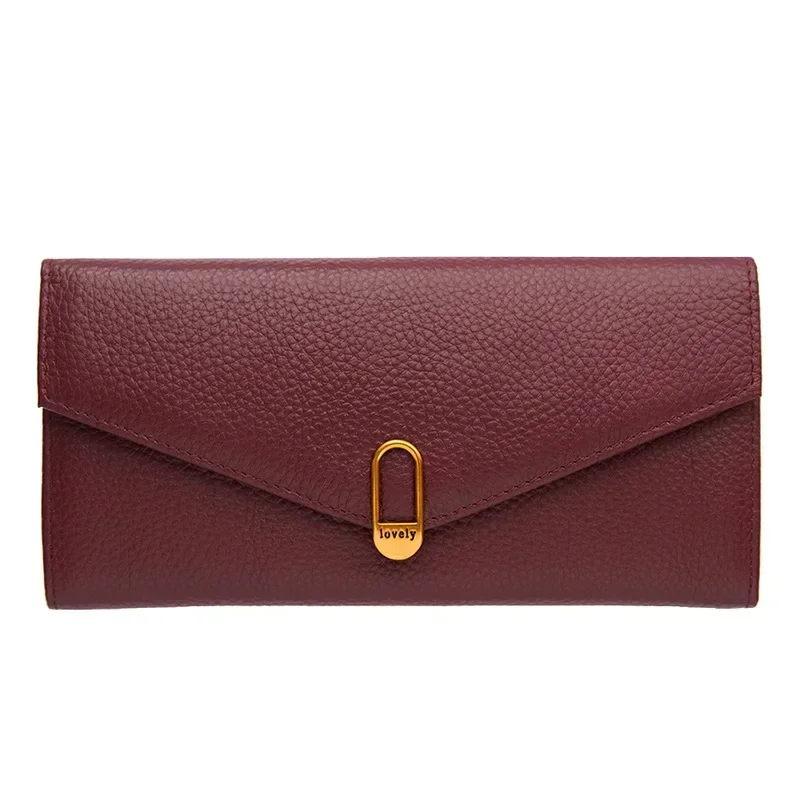 Women Long Genuine Cow Leather Wallets Thin Soft Real Leather Cellphone Card Holder Solid Money Clip Purse 8Z
Women Long Genuine Cow Leather Wallets Thin Soft Real Leather Cellphone Card Holder Solid Money Clip Purse 8Z