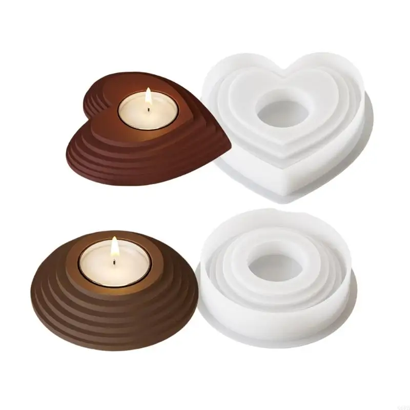 Q6RB Silicone Round Stand Molds Heart Resin Craft Molds Flexible Holder Molds Silicone Texture Hand-Making Tool
Q6RB Silicone Round Stand Molds Heart Resin Craft Molds Flexible Holder Molds Silicone Texture Hand-Making Tool