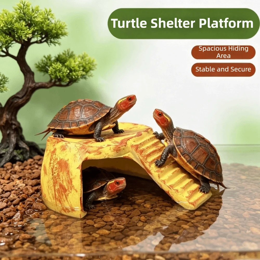 Imitation Rocks Turtles Basking Platform Decorative Resin Turtle Step Ledge Ramps Non-Slip Surface Turtle Hiding Hole Terrariums
Imitation Rocks Turtles Basking Platform Decorative Resin Turtle Step Ledge Ramps Non-Slip Surface Turtle Hiding Hole Terrariums