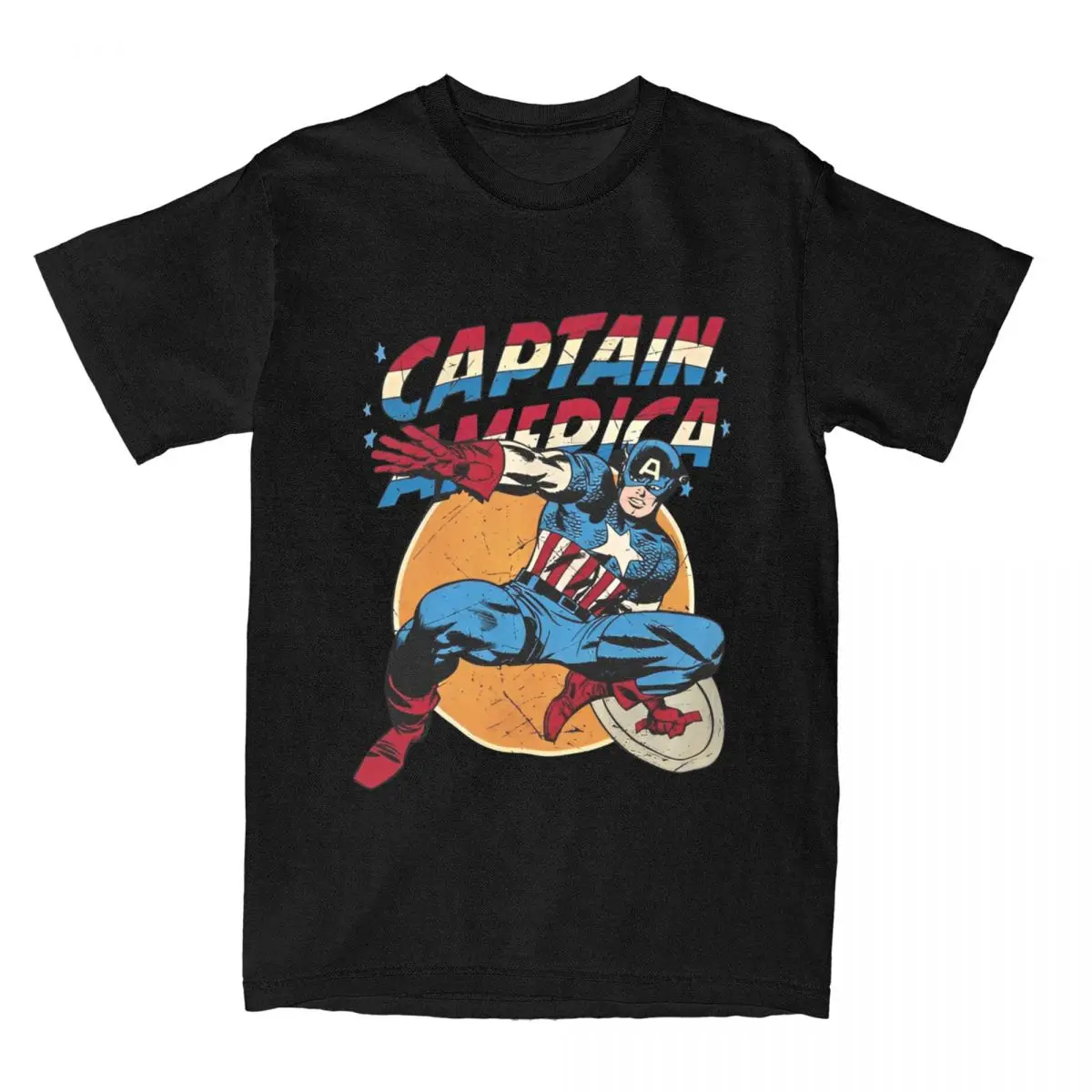 Captain America T-Shirt Adult Y2K Funny Pure Cotton T Shirts Summer Round Neck Hipster Tees Loose Oversized Tops
Captain America T-Shirt Adult Y2K Funny Pure Cotton T Shirts Summer Round Neck Hipster Tees Loose Oversized Tops