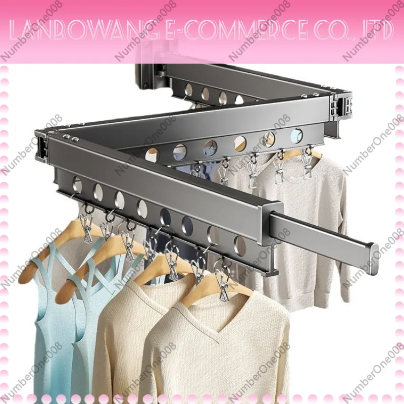 No Drill Folding Clothes Drying Rack, Invisible Wall Mounted Clothes Rail, Retractable Space Saving Design for Indoor Use
No Drill Folding Clothes Drying Rack, Invisible Wall Mounted Clothes Rail, Retractable Space Saving Design for Indoor Use