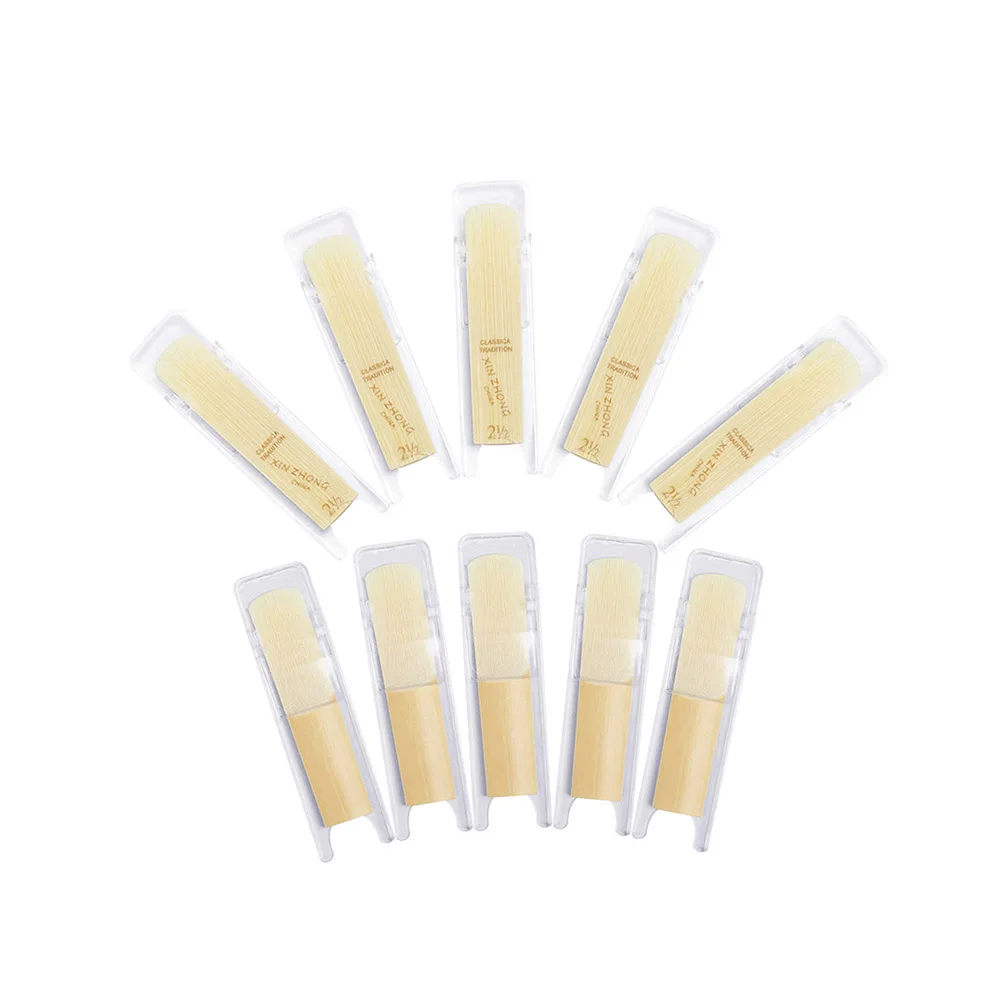 M MBAT 10 Pcs Soprano Sax Reed Reeds Eb Soprano Saxophone Reeds Strength 2.5 Woodwind Instrument Saxophone Parts Accessories
M MBAT 10 Pcs Soprano Sax Reed Reeds Eb Soprano Saxophone Reeds Strength 2.5 Woodwind Instrument Saxophone Parts Accessories