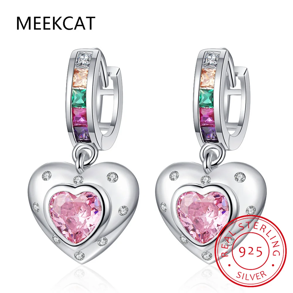 Rainbow Square Natural Garnet Amethyst Citrine Emerald 925 Sterling Silver Pink Heart Hoop Earring for Women Gemstone Jewelry
Rainbow Square Natural Garnet Amethyst Citrine Emerald 925 Sterling Silver Pink Heart Hoop Earring for Women Gemstone Jewelry