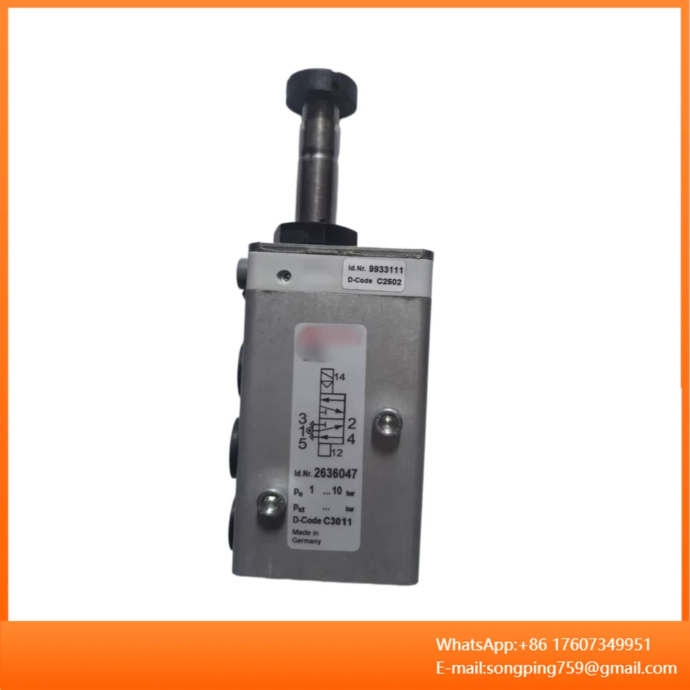 2636047 24V DC Industrial Pneumatic Solenoid Valve 1/4" Port
2636047 24V DC Industrial Pneumatic Solenoid Valve 1/4" Port