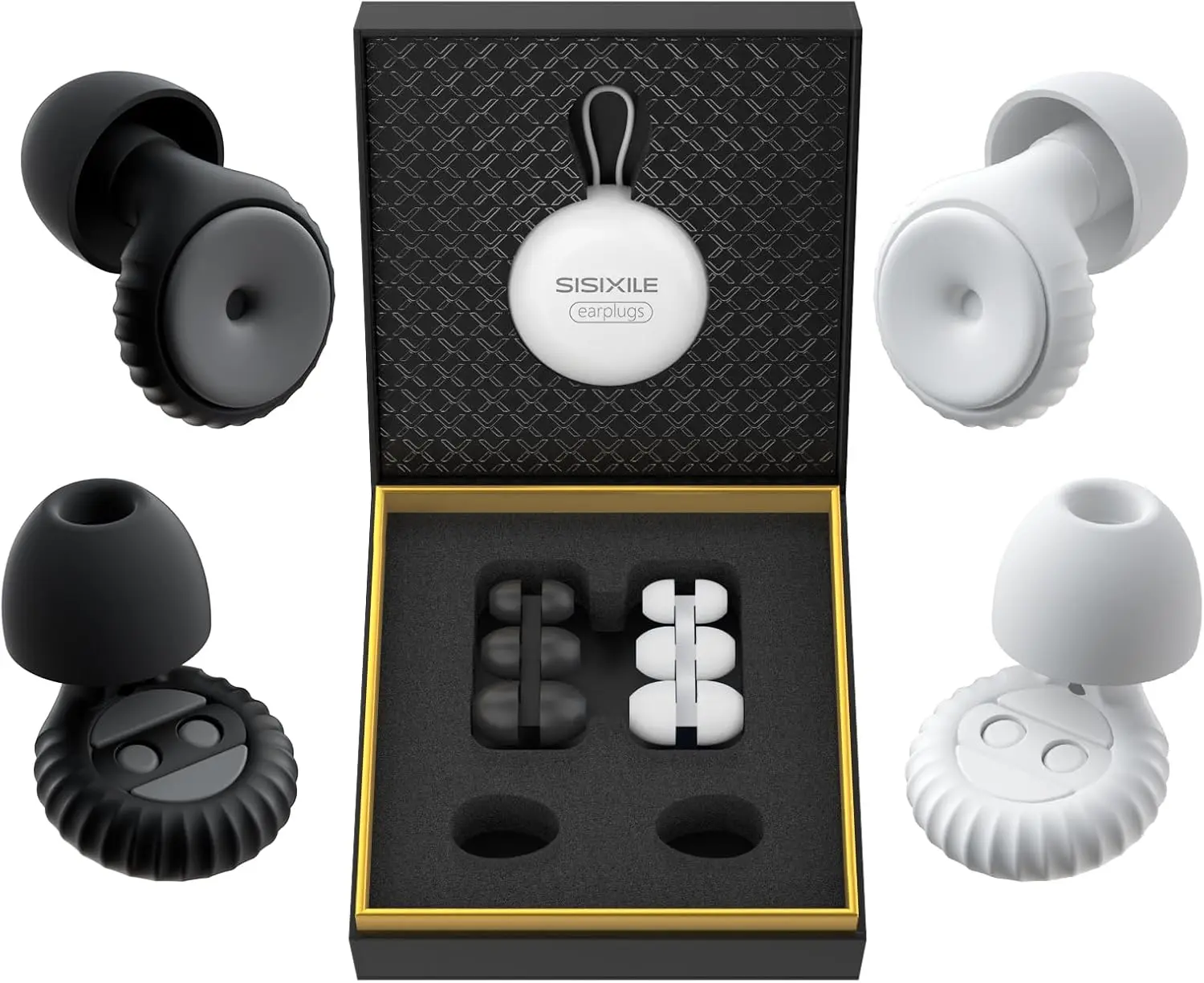 35dB Noise Cancelling Earplugs for Sleep, Travel, Work - Soft Silicone, Reusable, 4 Sizes, 2 Pairs
35dB Noise Cancelling Earplugs for Sleep, Travel, Work - Soft Silicone, Reusable, 4 Sizes, 2 Pairs