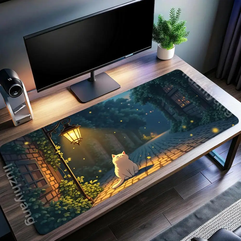 Аниме-коврик для мыши с черно-белым котом, большой компьютерный офисный игровой коврик для стола XXL, резиновый нескользящий коврик для клавиатуры и мыши
Аниме-коврик для мыши с черно-белым котом, большой компьютерный офисный игровой коврик для стола XXL, резиновый нескользящий коврик для клавиатуры и мыши