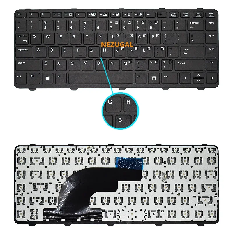 Клавиатура ноутбука для HP PROBOOK 640 G1 645 G1, черная раскладка США 738688 -001 736653 -001 В 139426 BS1 С рамкой Без указательной палки
Клавиатура ноутбука для HP PROBOOK 640 G1 645 G1, черная раскладка США 738688 -001 736653 -001 В 139426 BS1 С рамкой Без указательной палки
