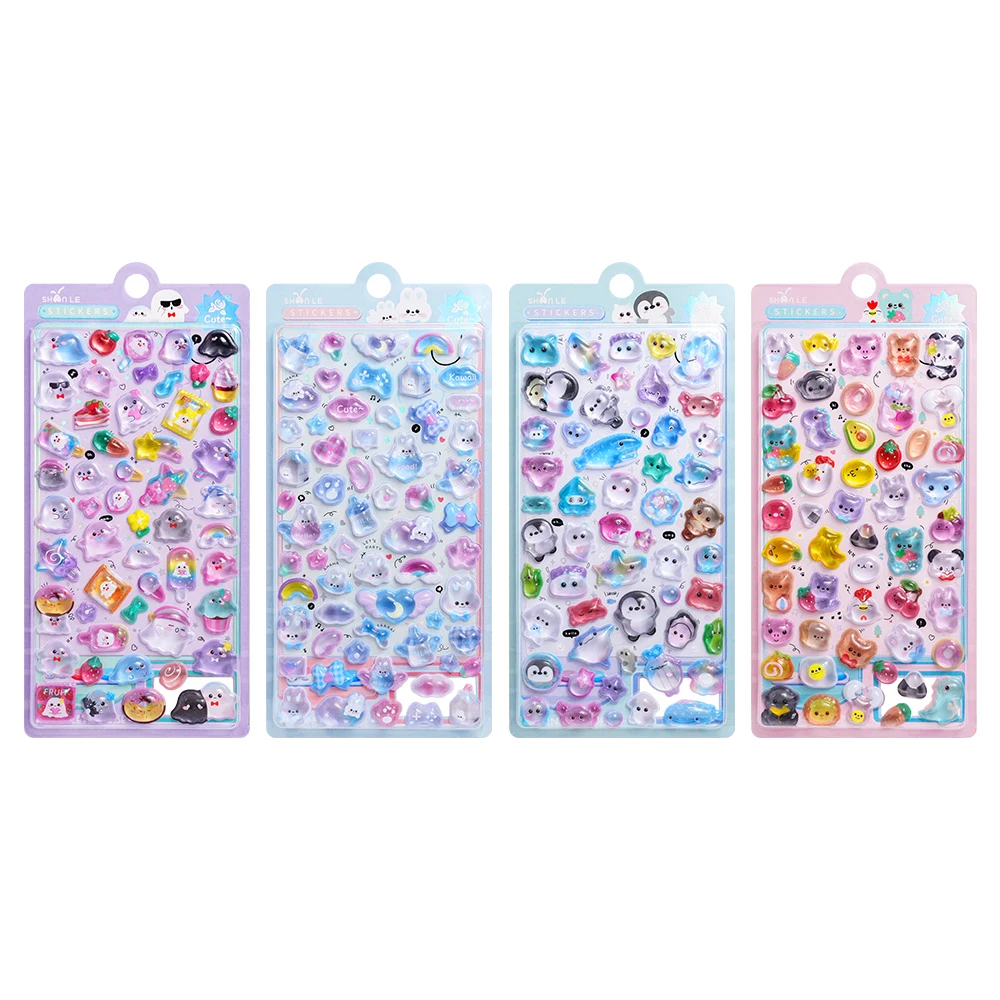 1 pc Cartoon Sweet Animals Candy Color 3D Relief Stickers Scrapbooking Diy Journal Cute Stationery Sticker School Gift
1 pc Cartoon Sweet Animals Candy Color 3D Relief Stickers Scrapbooking Diy Journal Cute Stationery Sticker School Gift