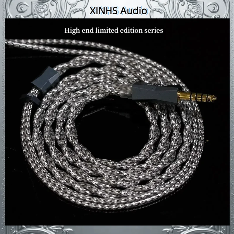 XINHS Y36 2-Core Silver Black Multi-element Conductor Earphone HIFI Upgrade Cable 0.78 2pin/HD650/IE900/QDC/MMCX 2.5/3.5/4.4mm
XINHS Y36 2-Core Silver Black Multi-element Conductor Earphone HIFI Upgrade Cable 0.78 2pin/HD650/IE900/QDC/MMCX 2.5/3.5/4.4mm