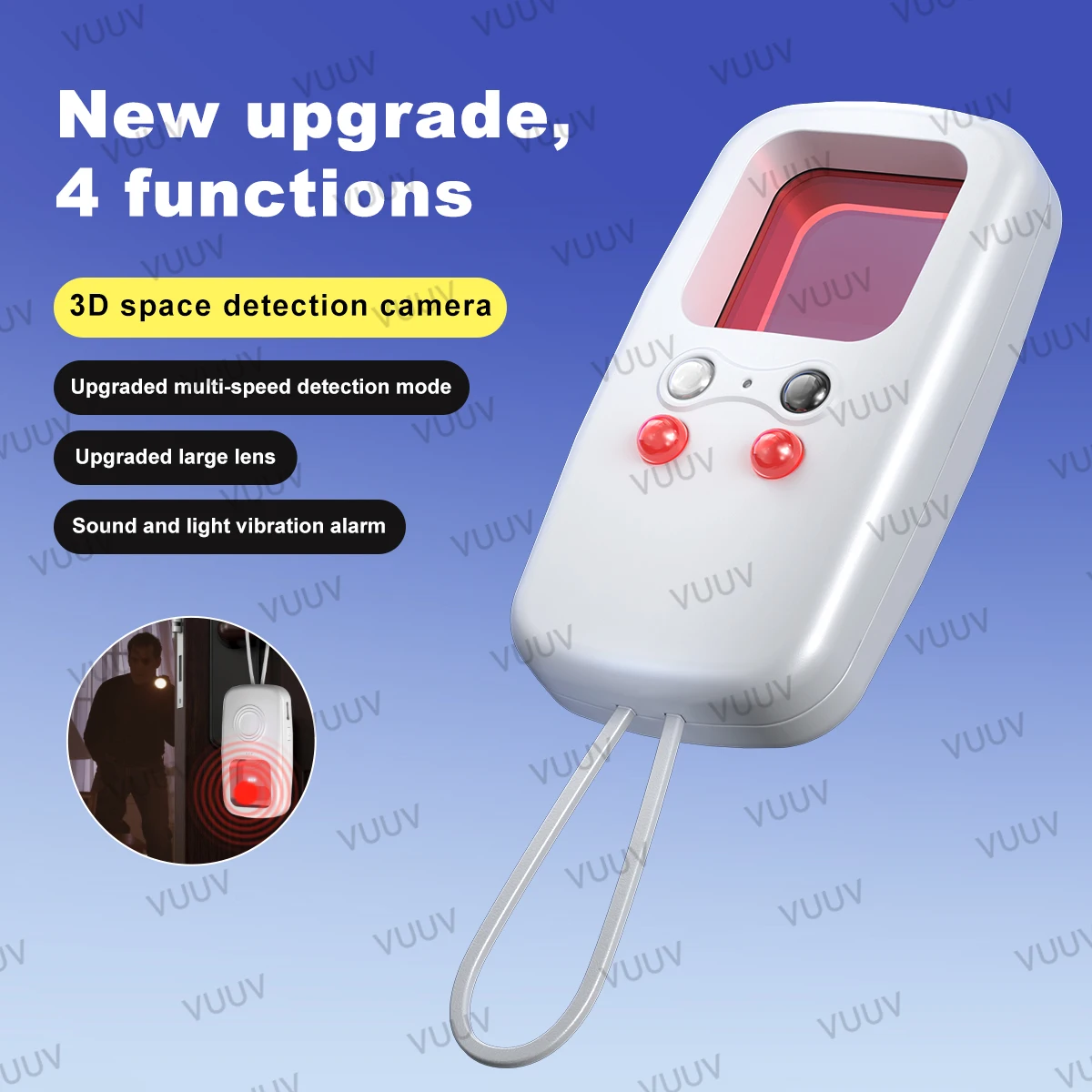 Ultimate Anti-Spy Camera Detector: Uncover Hidden Lenses with 360° RF & Infrared Scanning Technology
Ultimate Anti-Spy Camera Detector: Uncover Hidden Lenses with 360° RF & Infrared Scanning Technology