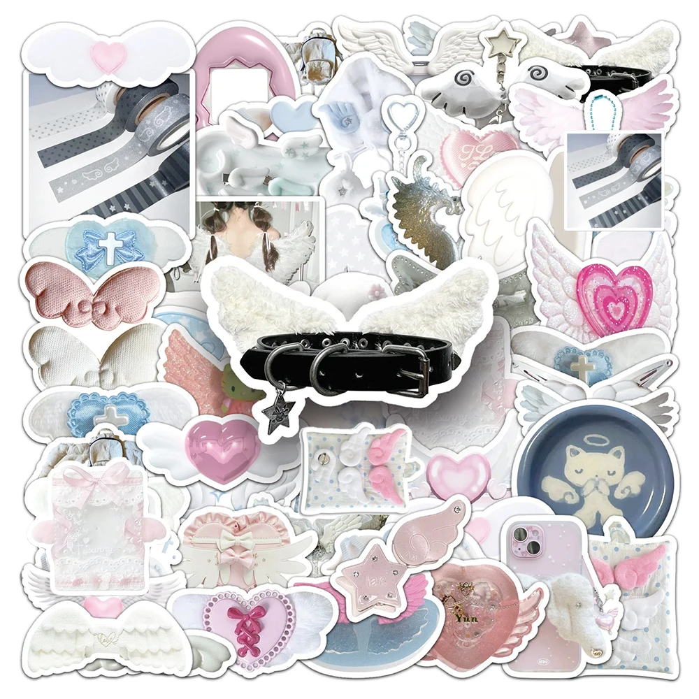 10/30/50pcs INS Style White Wings Cartoon Stickers Aesthetic Graff Decals Kid Toy DIY Motorcycle Phone Laptop Bike Cute Sticker
10/30/50pcs INS Style White Wings Cartoon Stickers Aesthetic Graff Decals Kid Toy DIY Motorcycle Phone Laptop Bike Cute Sticker