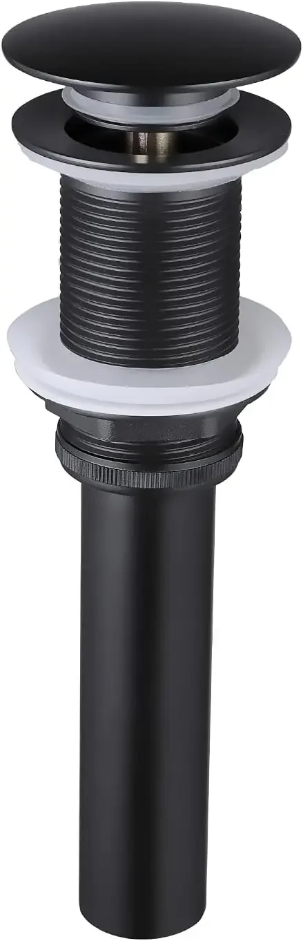 Bathroom Sink Drain Pop Up Stopper Matte Black All Metal Rustproof Brass Stainless Steel Non Overflow
Bathroom Sink Drain Pop Up Stopper Matte Black All Metal Rustproof Brass Stainless Steel Non Overflow
