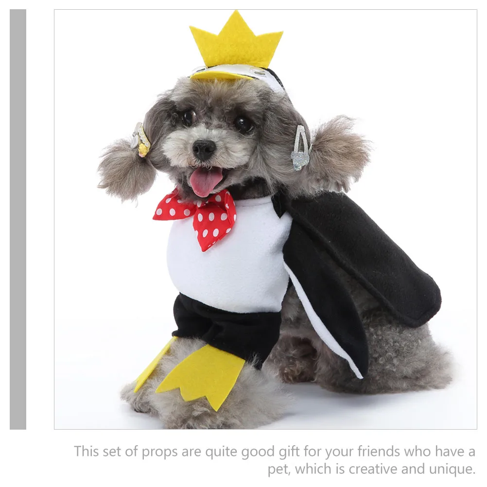 Pet Transformation Costume Lightweight Dog Hat Cat Penguin Cloak Halloween Outfits Decorative Apparel Pumpkin Festive Party
Pet Transformation Costume Lightweight Dog Hat Cat Penguin Cloak Halloween Outfits Decorative Apparel Pumpkin Festive Party