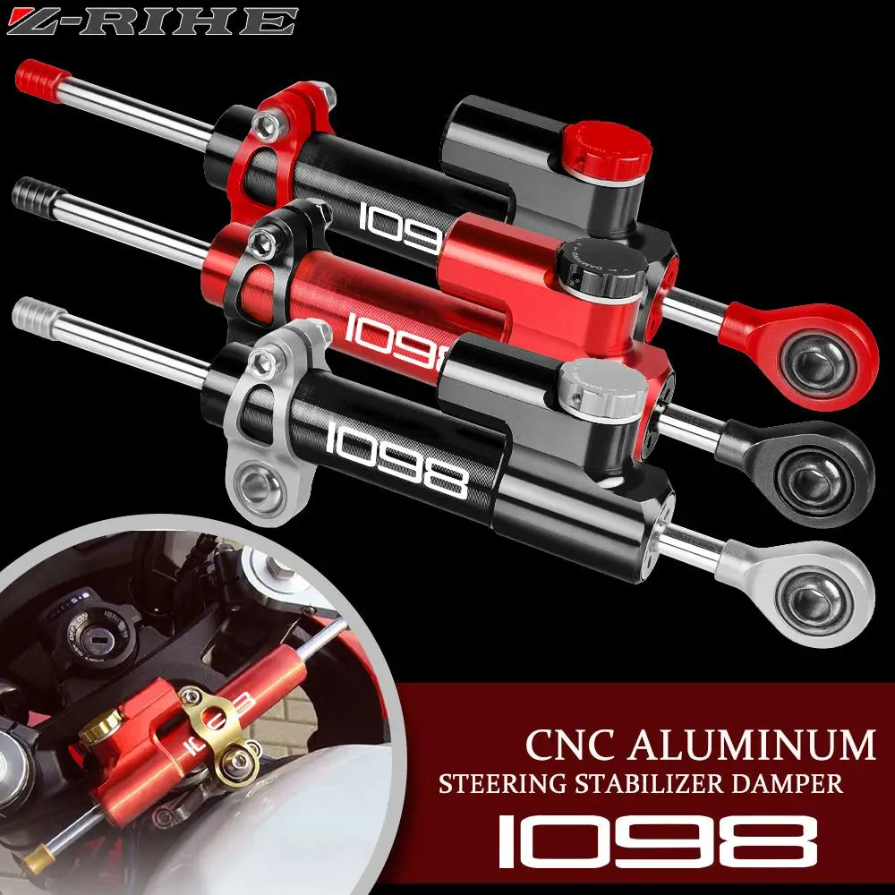 For DUCATI 1098 1098S 1098R 2007 2008 2009 2010 2011 2012 Motorcycles Adjustable CNC Steering Stabilize Damper Bracket Mount Kit
For DUCATI 1098 1098S 1098R 2007 2008 2009 2010 2011 2012 Motorcycles Adjustable CNC Steering Stabilize Damper Bracket Mount Kit