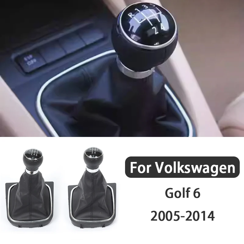 5/6 Speed Gear Shift Knob With Leather Gear Stick Ball Head For Volkswagen VW Golf 6 MK5 MK6 2005-2014 Car Stying
5/6 Speed Gear Shift Knob With Leather Gear Stick Ball Head For Volkswagen VW Golf 6 MK5 MK6 2005-2014 Car Stying 