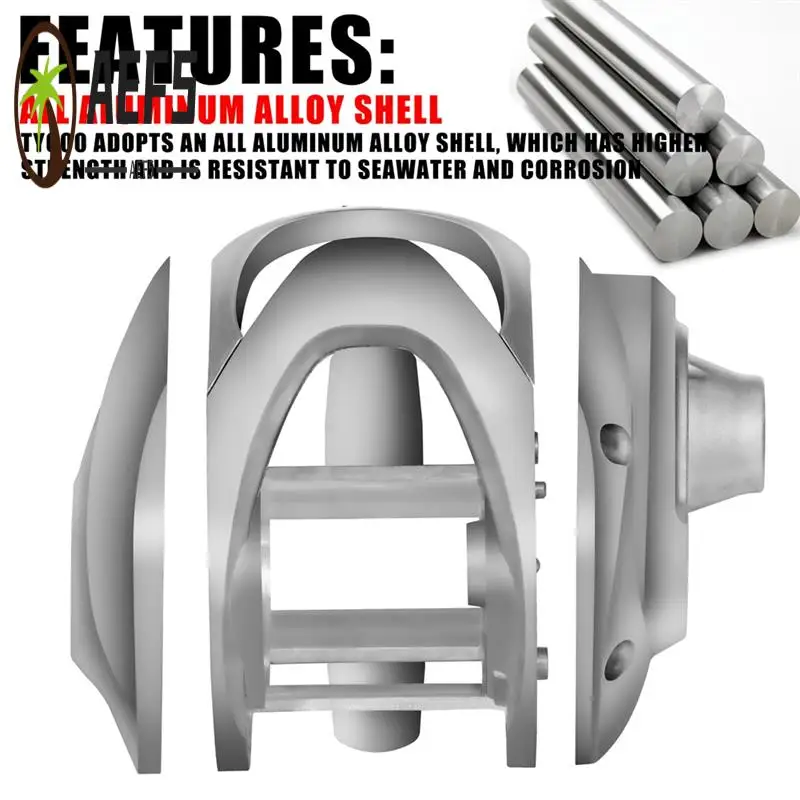 AEF5-All Metal Body Drop Casting Reel Large Deep Seas Fishing Reel Salt Water Waterproof
AEF5-All Metal Body Drop Casting Reel Large Deep Seas Fishing Reel Salt Water Waterproof
