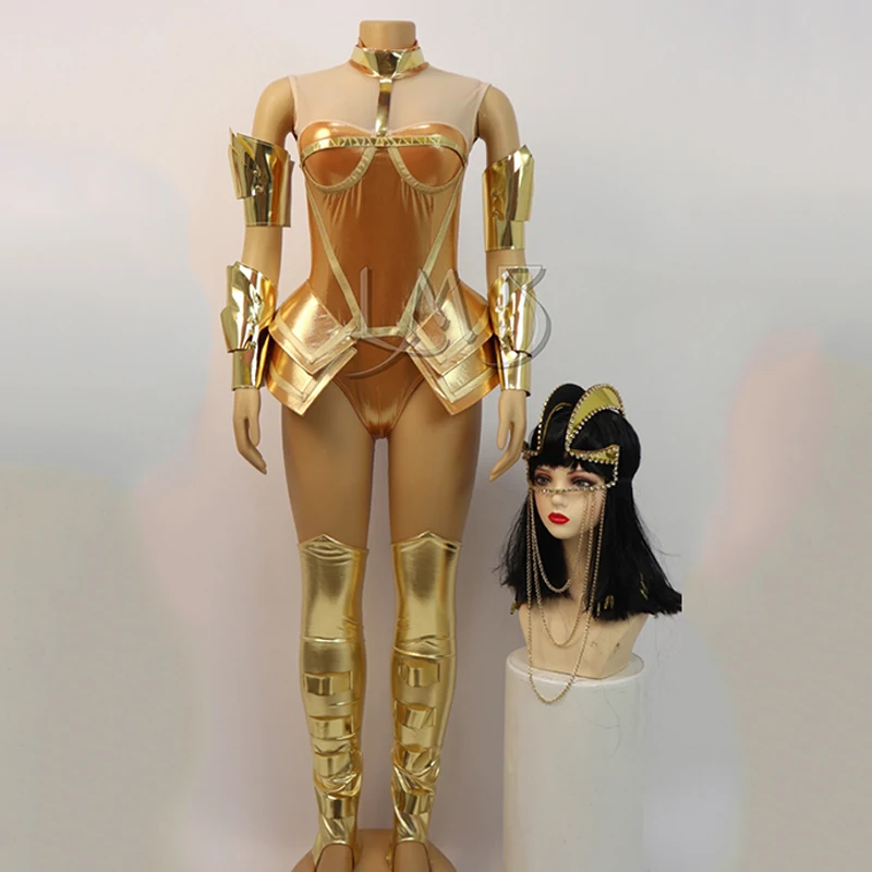 Drag Queen Outfit Gold Bodysuit Stage Costume Women Gogo Performance Costume Festival Party Show Rave Wear Carnival Clothes 3216
Drag Queen Outfit Gold Bodysuit Stage Costume Women Gogo Performance Costume Festival Party Show Rave Wear Carnival Clothes 3216