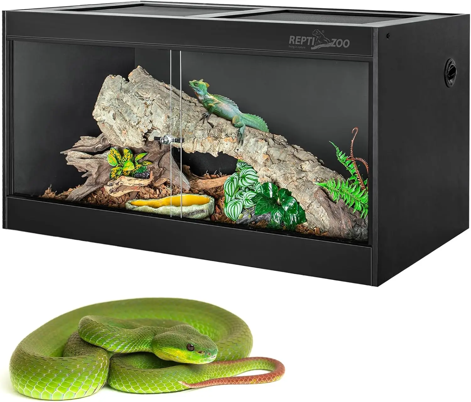 120 Gallon PVC Reptile Tank Terrarium, 48x24x24 Reptile Terrarium for Ball Python Snake Bearded Dragon Gecko, Large Reptile Glas
120 Gallon PVC Reptile Tank Terrarium, 48x24x24 Reptile Terrarium for Ball Python Snake Bearded Dragon Gecko, Large Reptile Glas
