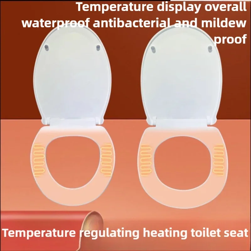Temperature Control Heating Toilet Cover Classic Large U-shaped V-shaped 33° -38° Electric Heating Toilet Cover US EU Household
Temperature Control Heating Toilet Cover Classic Large U-shaped V-shaped 33° -38° Electric Heating Toilet Cover US EU Household
