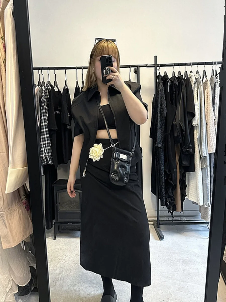 Новинка: летний универсальный костюм-юбка And Mama больших размеров, простой крой, длина в пол, высокая талия, из смесового полиэстера и хлопка...
Новинка: летний универсальный костюм-юбка And Mama больших размеров, простой крой, длина в пол, высокая талия, из смесового полиэстера и хлопка...