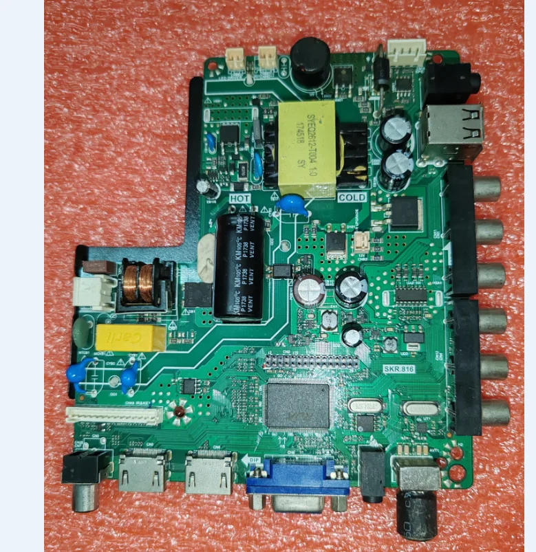 SKR.816 Three in one TV motherboard, tested well, physical photo for 35-54v 350ma 25w 1366x768 or 1920x1080
SKR.816 Three in one TV motherboard, tested well, physical photo for 35-54v 350ma 25w 1366x768 or 1920x1080