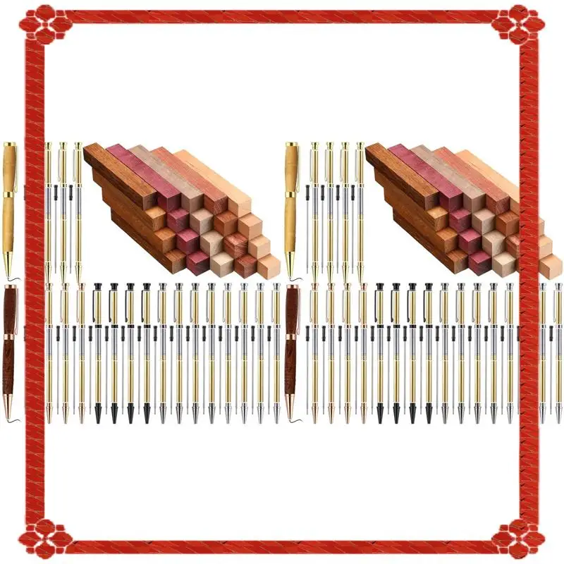 24-Hour Delivery 60 Sets Woodturning Pen Kits Project Supplies Including 7Mm Slimline Pens Kits For Lathe Turning Starterpackage
24-Hour Delivery 60 Sets Woodturning Pen Kits Project Supplies Including 7Mm Slimline Pens Kits For Lathe Turning Starterpackage