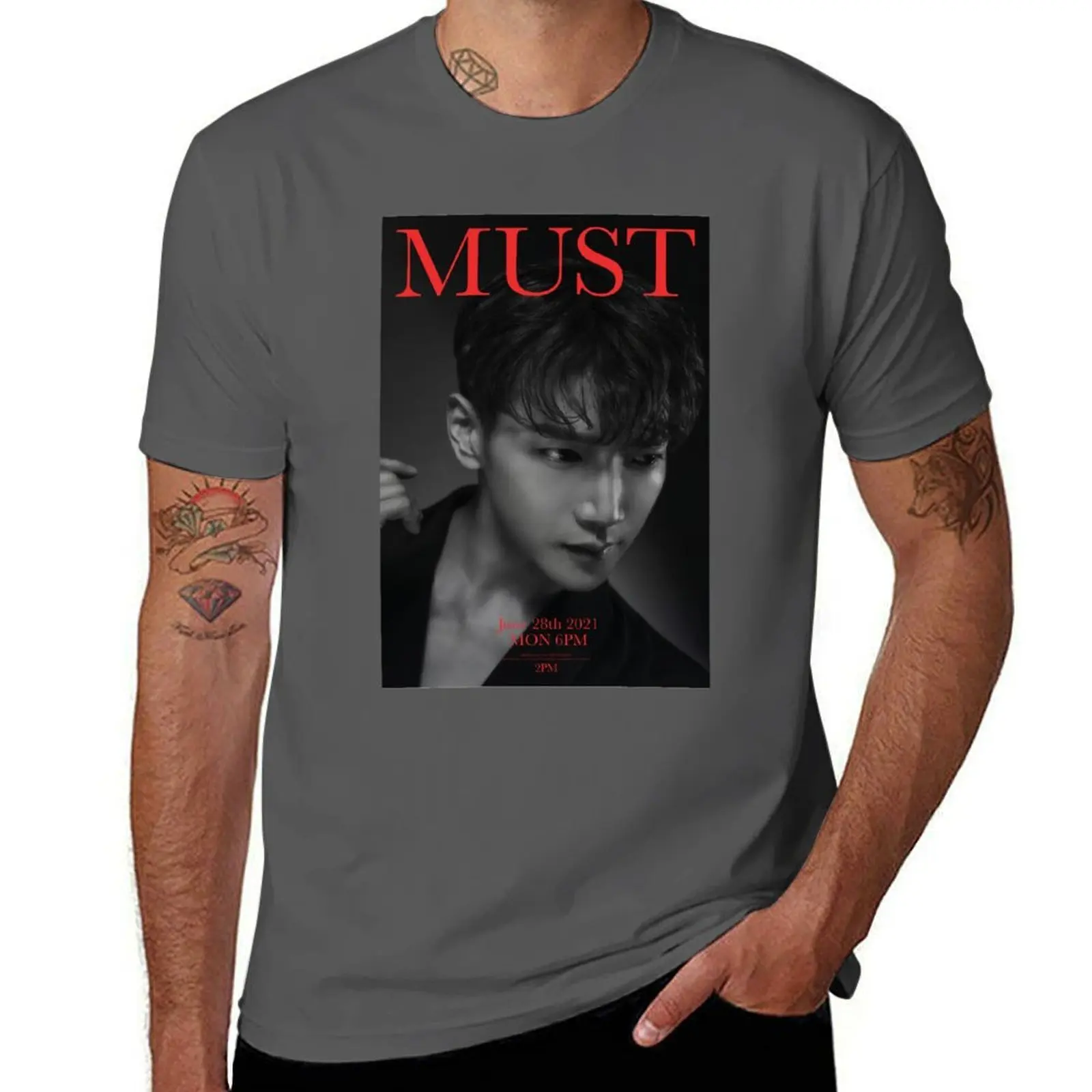 2pm - Must Jun.K T-Shirt t shirt man casual t shirts for man cotton T-Shirt
2pm - Must Jun.K T-Shirt t shirt man casual t shirts for man cotton T-Shirt