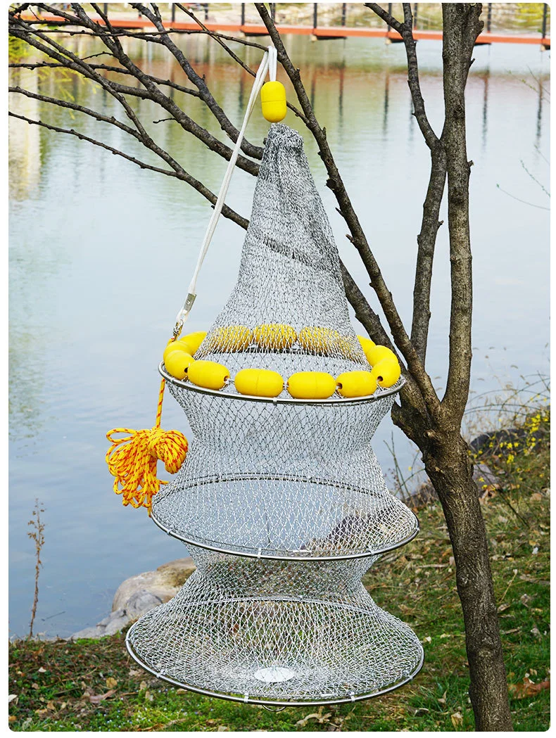 1pc stainless steel advanced folding fish cage outdoor enthusiast fishing gear portable net crab crayfish protective net
1pc stainless steel advanced folding fish cage outdoor enthusiast fishing gear portable net crab crayfish protective net