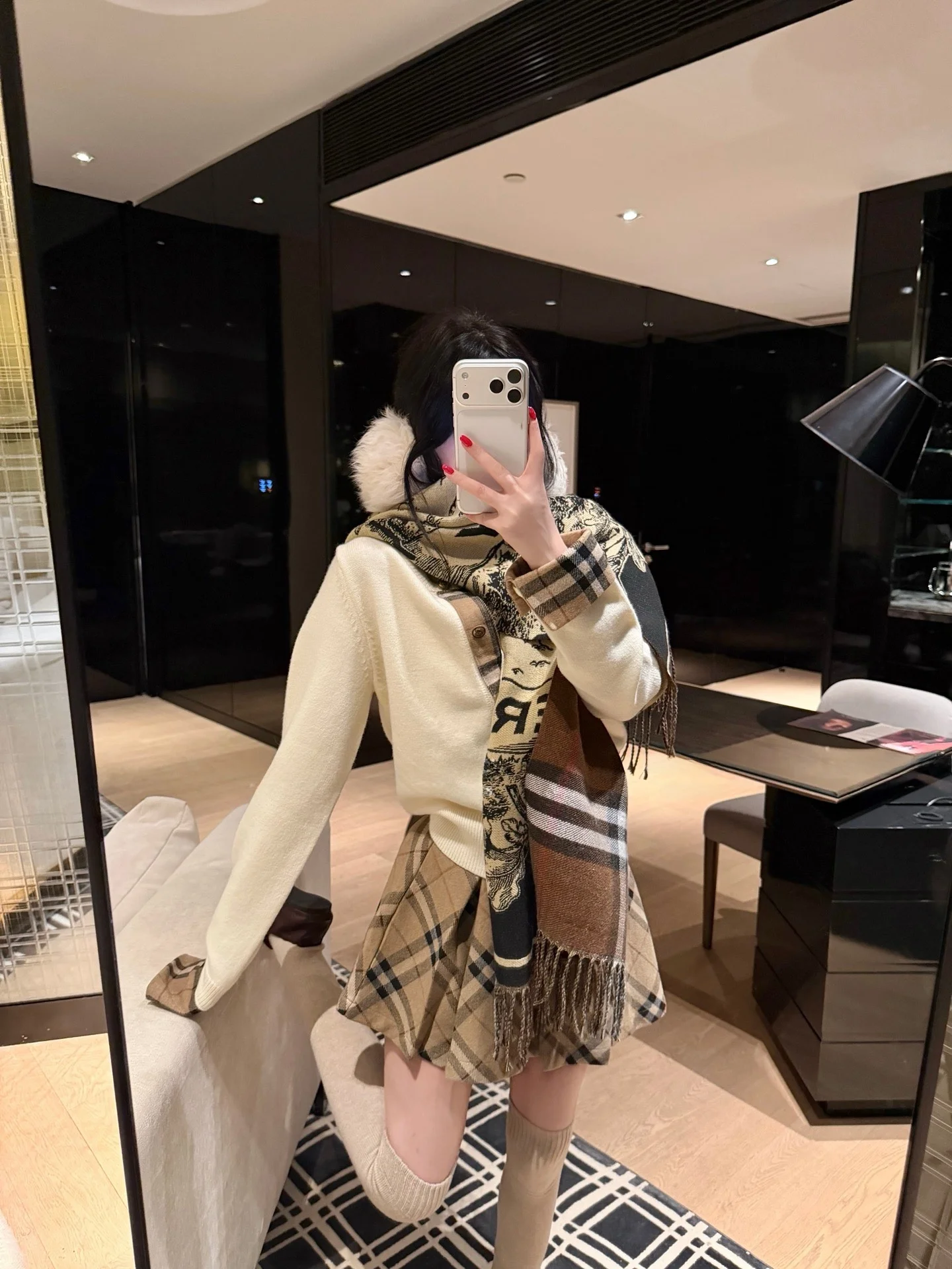 Kahlo New Arrival Early Spring Limited Plaid Splicing Knitted Cardigan Khaki Plaid Pleated Skirt Set Women's Faion College ...
Kahlo New Arrival Early Spring Limited Plaid Splicing Knitted Cardigan Khaki Plaid Pleated Skirt Set Women's Faion College ...