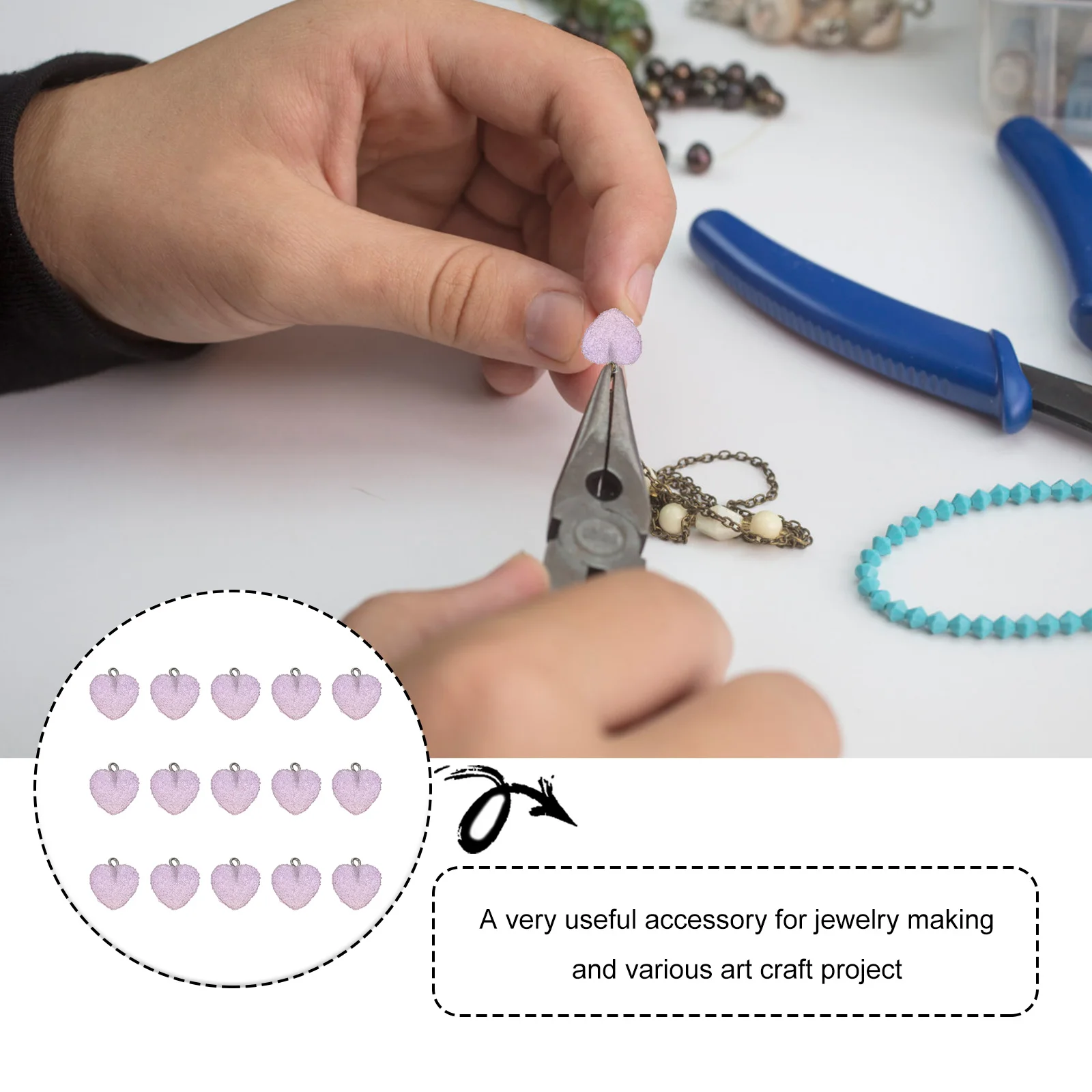15pcs Heart Shaped Keychain Pendants Colored Jewelry Charms Diy Earring Accessories Necklace Bracelet Charm For Crafts Projects
15pcs Heart Shaped Keychain Pendants Colored Jewelry Charms Diy Earring Accessories Necklace Bracelet Charm For Crafts Projects
