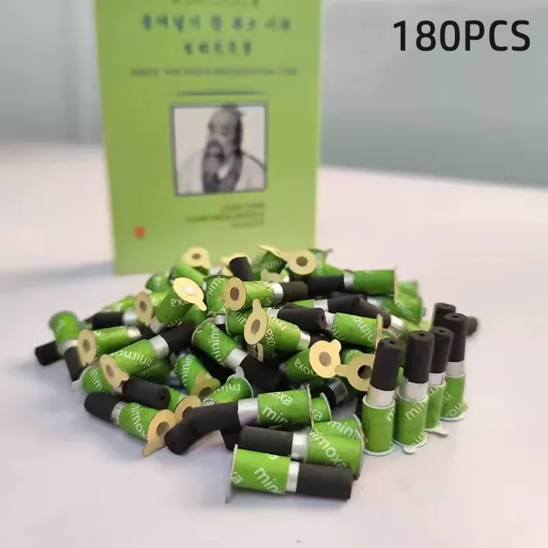 Moxibustion Sticks 180pcs - Self-Adhesive Moxa Therapy Tubes for Acupuncture & Pain Relief - Traditional Chinese Medicine (TCM)
Moxibustion Sticks 180pcs - Self-Adhesive Moxa Therapy Tubes for Acupuncture & Pain Relief - Traditional Chinese Medicine (TCM)