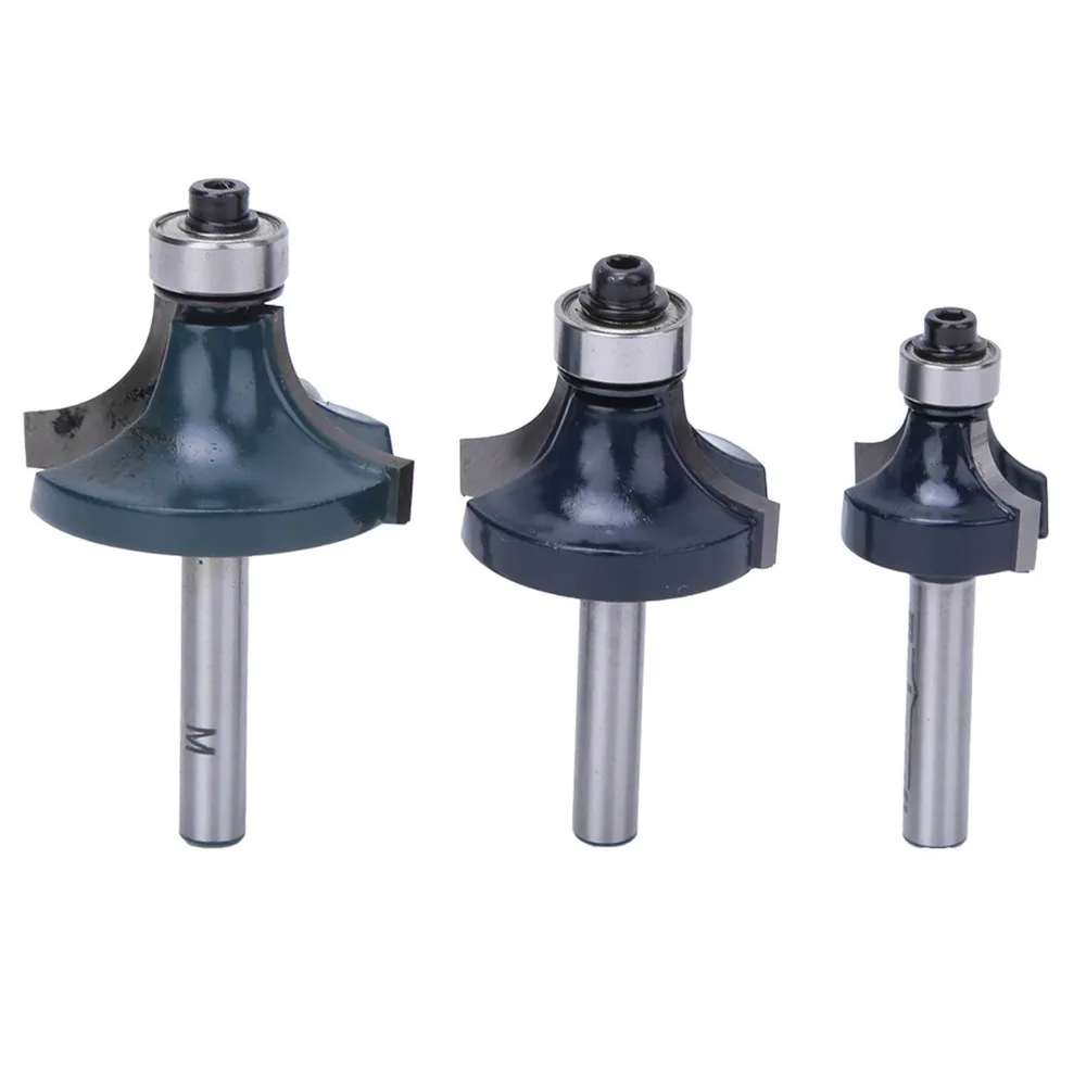 3pcs 1/4 Inch Shank Corner Round Over Router Bit Strength With Bearing Woodworking Milling Cutter Long Life Router Bits
3pcs 1/4 Inch Shank Corner Round Over Router Bit Strength With Bearing Woodworking Milling Cutter Long Life Router Bits