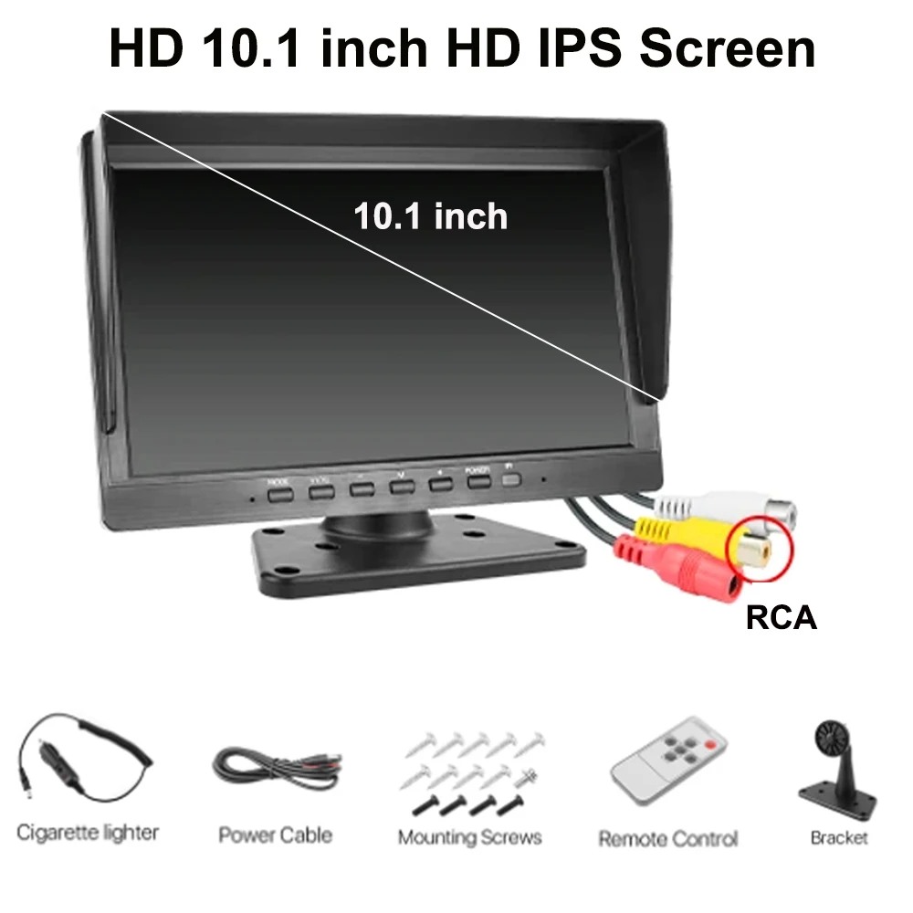 10,1 "HD Автомобильный монитор с HDMI TFT LCD цветным экраном HDMI/AV, автомобильная шина, Фотокамера, автомобильная система заднего вида
10,1 "HD Автомобильный монитор с HDMI TFT LCD цветным экраном HDMI/AV, автомобильная шина, Фотокамера, автомобильная система заднего вида
