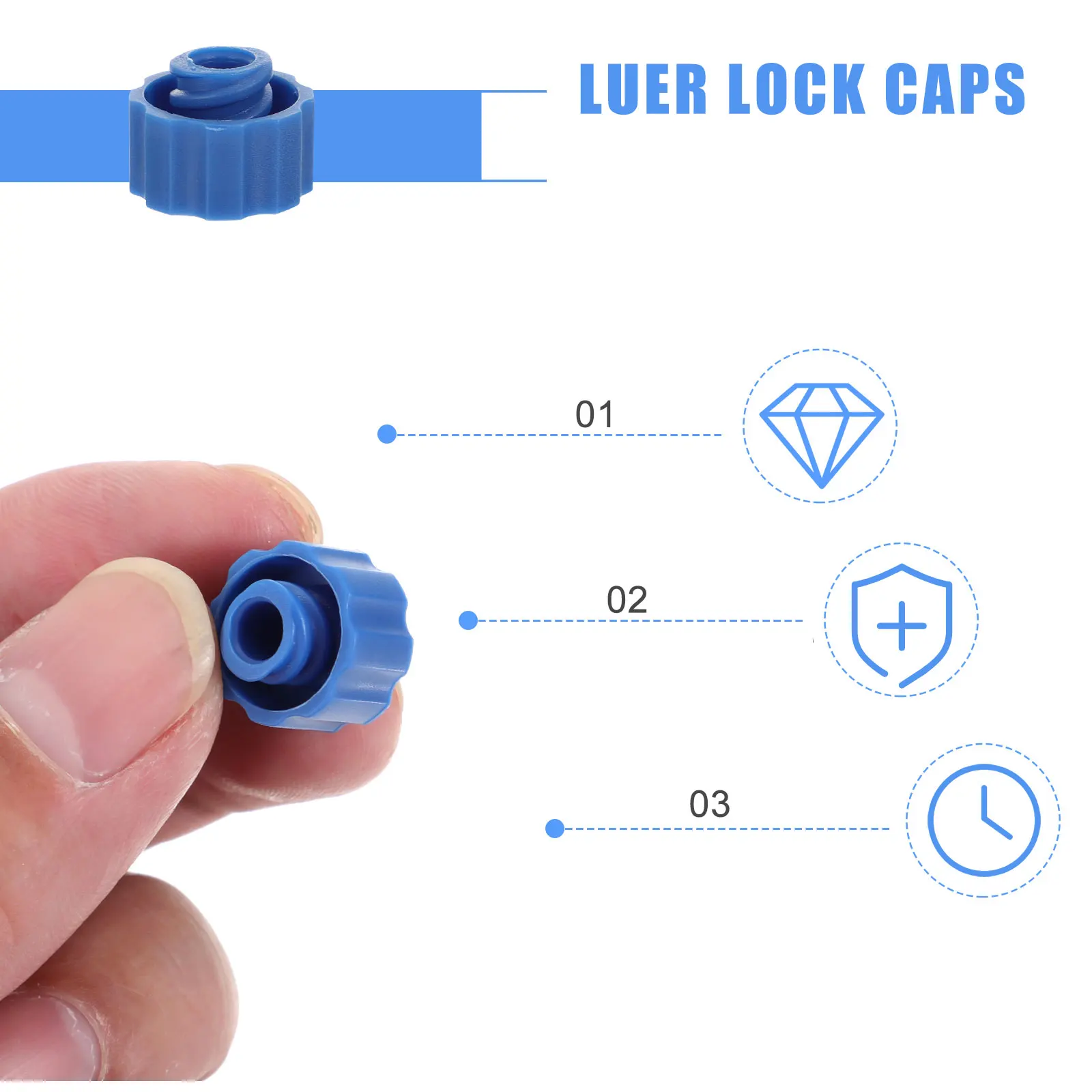 100pcs Professional Syringe Tip Caps Reusable Luer Lock For Dispensing Needle Glues Syringe Accessories Laboratory
100pcs Professional Syringe Tip Caps Reusable Luer Lock For Dispensing Needle Glues Syringe Accessories Laboratory