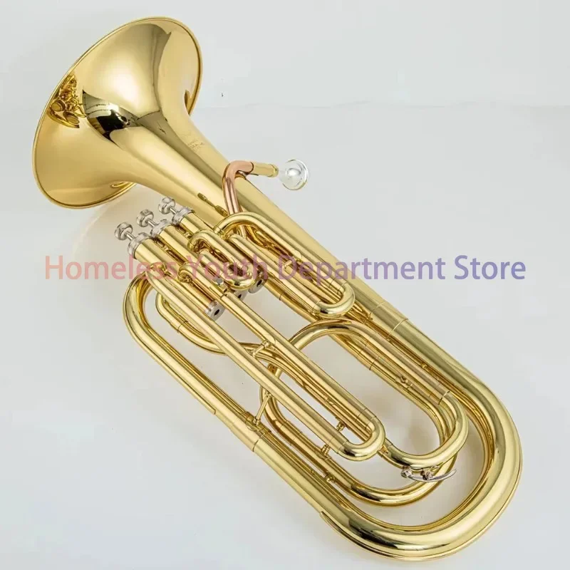 Baritonhorn B-flat Bariton Messing lackiert Gold Tenorhorn Hochwertiges Tenorhorn Professionelles Baritonhorn Jazzin Instrument
Baritonhorn B-flat Bariton Messing lackiert Gold Tenorhorn Hochwertiges Tenorhorn Professionelles Baritonhorn Jazzin Instrument
