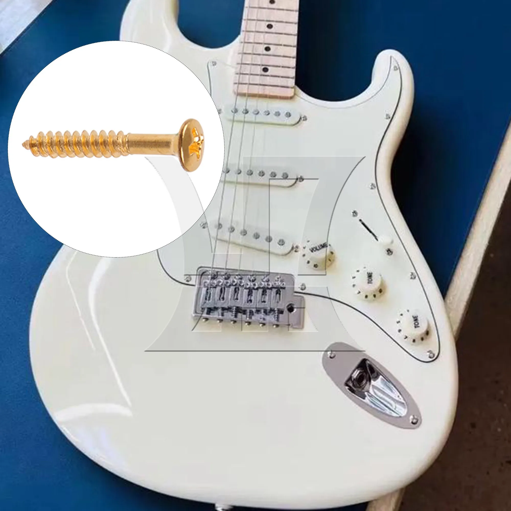 Guitar Pickup Frame Screw, Gold, 2.5x18mm, Suitable For Electric Guitar Bass
Guitar Pickup Frame Screw, Gold, 2.5x18mm, Suitable For Electric Guitar Bass