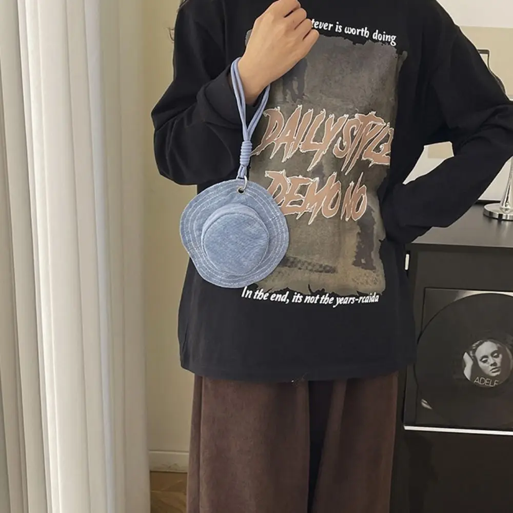 Cute Round Mini Bucket Hat Coin Purse Lanyard Cute Canvas Earphone Bag Mini Fisherman Hat Coin Bag Hat Shape Keychain Children
Cute Round Mini Bucket Hat Coin Purse Lanyard Cute Canvas Earphone Bag Mini Fisherman Hat Coin Bag Hat Shape Keychain Children